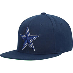 Dallas Cowboys Youth Team Ground Snapback Hat Navy | Mitchell & Ness