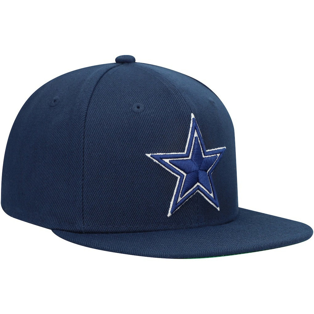 Dallas Cowboys Youth Team Ground Snapback Hat Navy | Mitchell & Ness