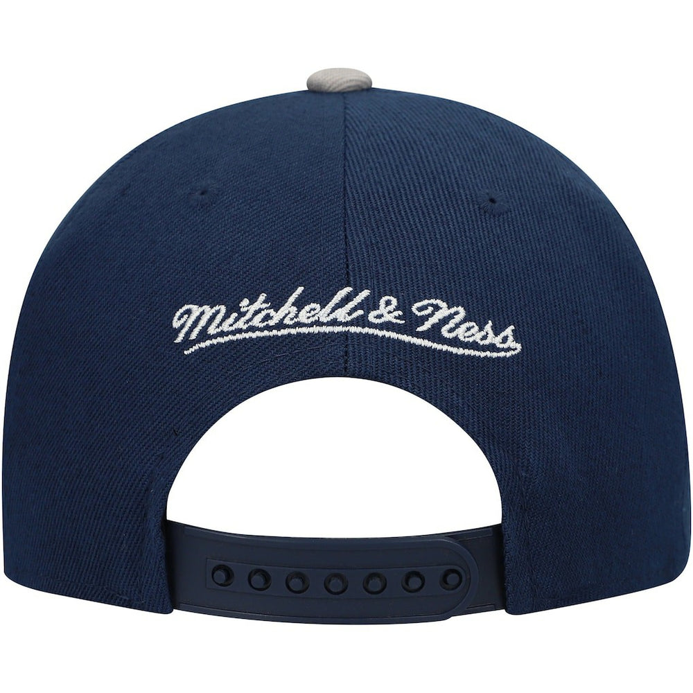 Dallas Cowboys Youth Two-Tone Snapback Hat Navy/Silver | Mitchell & Ness
