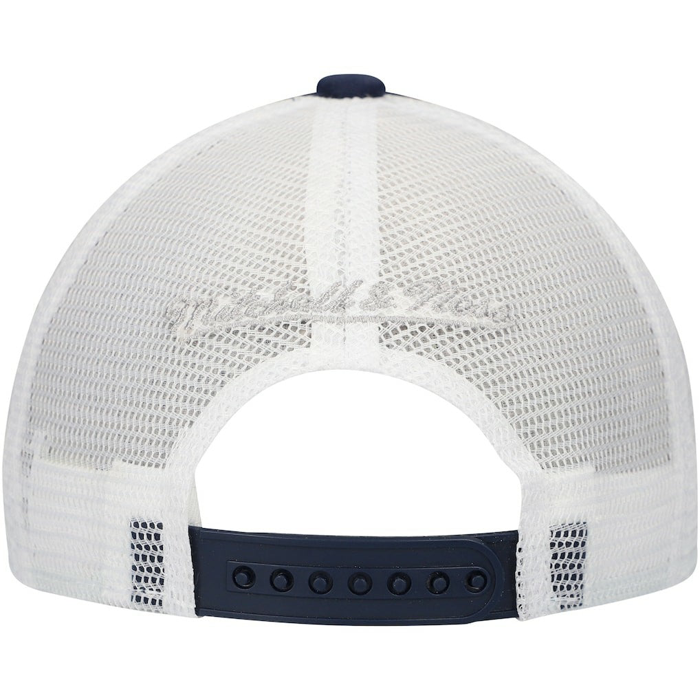 Dallas Cowboys Youth Stripe Trucker Adjustable Hat Navy | Mitchell & Ness