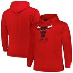 Chicago Bulls Hardwood Classics Big & Tall Pullover Hoodie Red - NBA