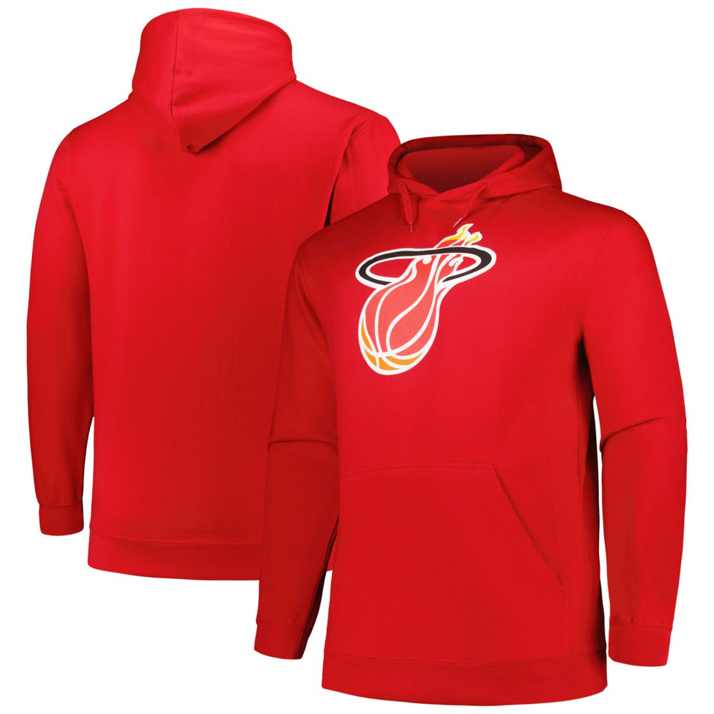 Miami Heat Hardwood Classics Big & Tall Pullover Hoodie Red - NBA