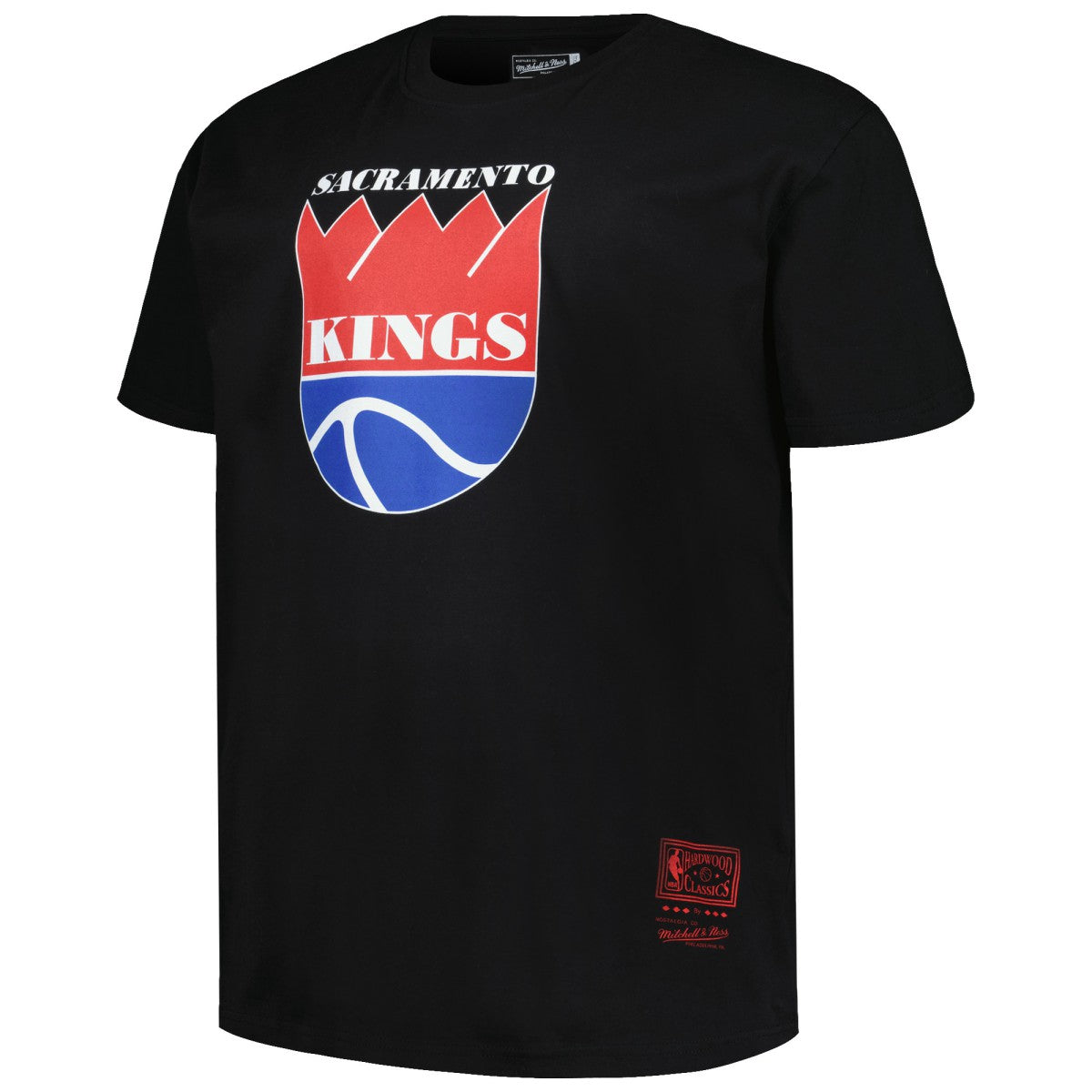 Sacramento Kings Big & Tall Hardwood Classics Vintage Logo T-Shirt Black - NBA