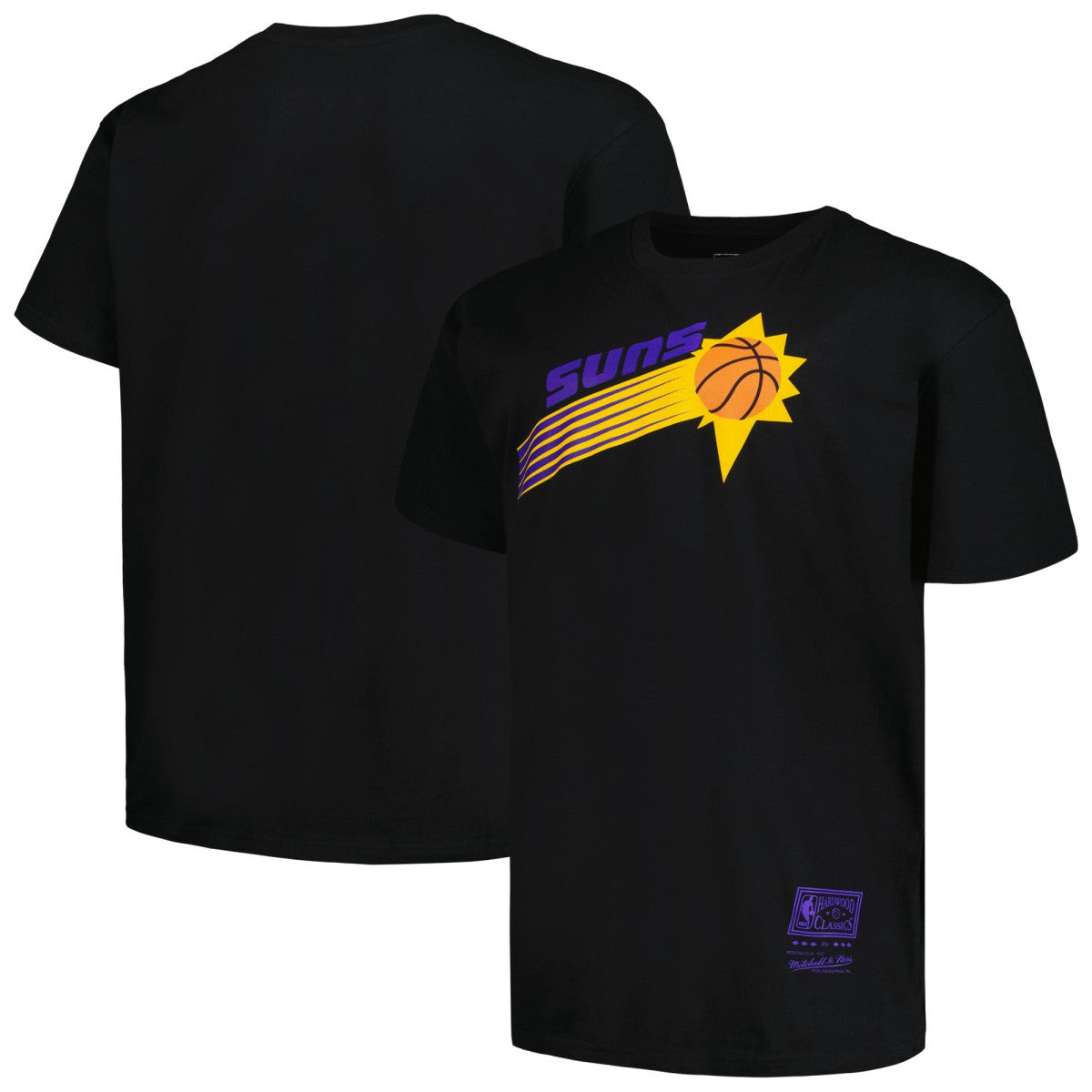 Phoenix Suns Big & Tall Hardwood Classics Vintage Logo T-Shirt Black - NBA
