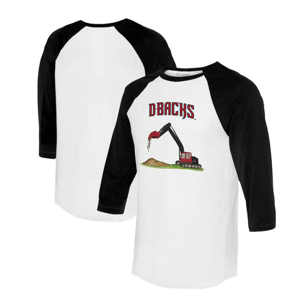 Arizona Diamondbacks Tiny Turnip Unisex Excavator 3/4-Sleeve Raglan T-Shirt - MLB