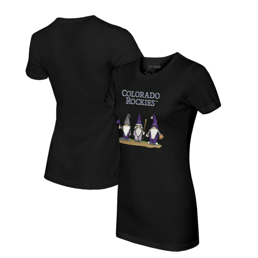 Colorado Rockies Tiny Turnip Women's Gnomes T-Shirt - MLB