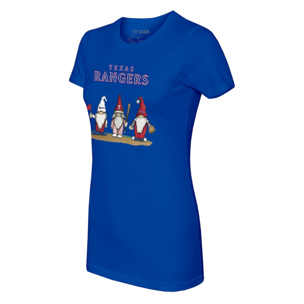Texas Rangers Tiny Turnip Women's Gnomes T-Shirt - MLB