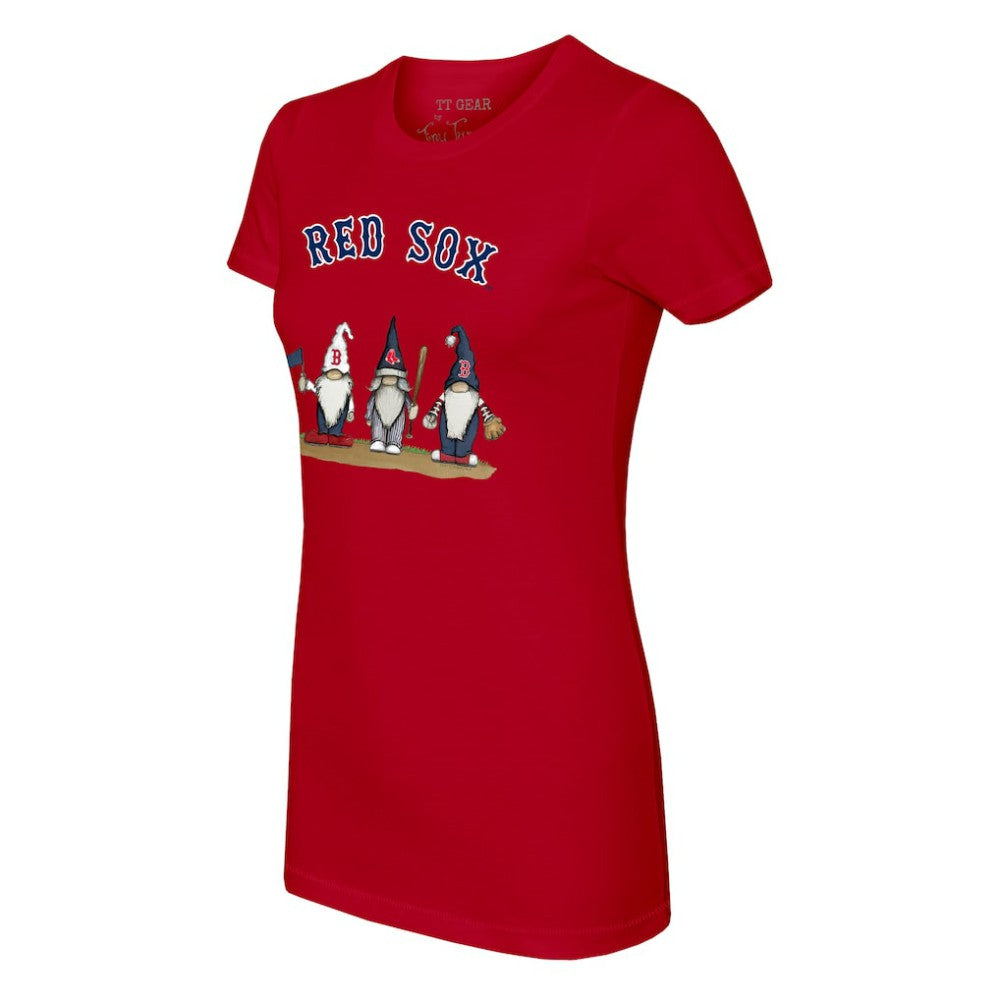 Boston Red Sox Tiny Turnip Women's Gnomes T-Shirt - MLB