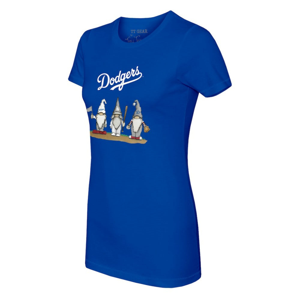 Los Angeles Dodgers Tiny Turnip Women's Gnomes T-Shirt - MLB