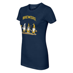 Milwaukee Brewers Tiny Turnip Women's Gnomes T-Shirt - MLB