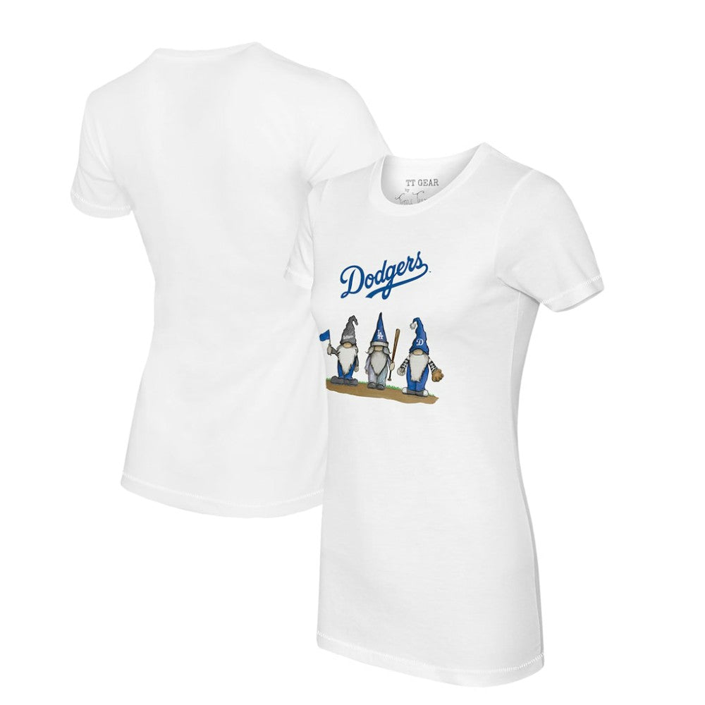 Los Angeles Dodgers Tiny Turnip Women's Gnomes T-Shirt - MLB