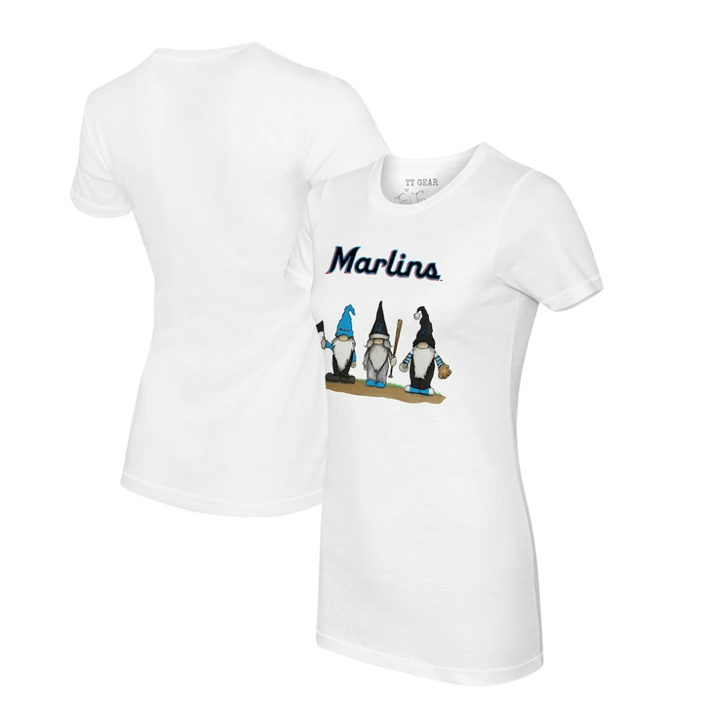 Miami Marlins Tiny Turnip Women's Gnomes T-Shirt - MLB