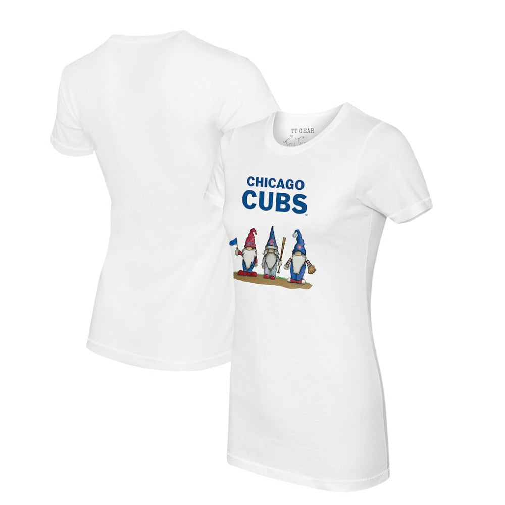 Chicago Cubs Tiny Turnip Women's Gnomes T-Shirt - MLB
