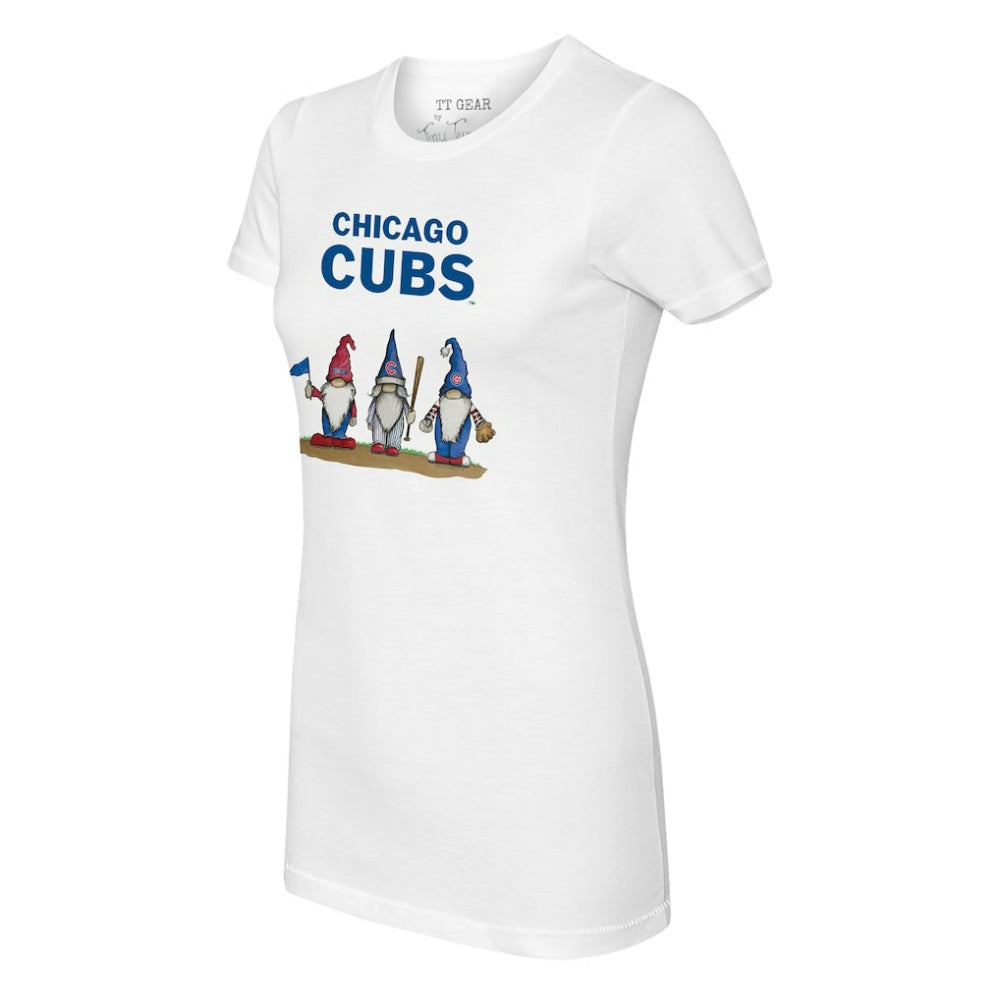 Chicago Cubs Tiny Turnip Women's Gnomes T-Shirt - MLB