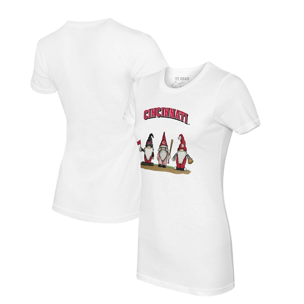 Cincinnati Reds Tiny Turnip Women's Gnomes T-Shirt - MLB