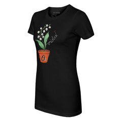 Baltimore Orioles Tiny Turnip Women's Lilies & Ladybugs T-Shirt - MLB