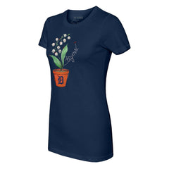 Detroit Tigers Tiny Turnip Women's Lilies & Ladybugs T-Shirt - MLB