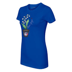 Toronto Blue Jays Tiny Turnip Women's Lilies & Ladybugs T-Shirt - MLB