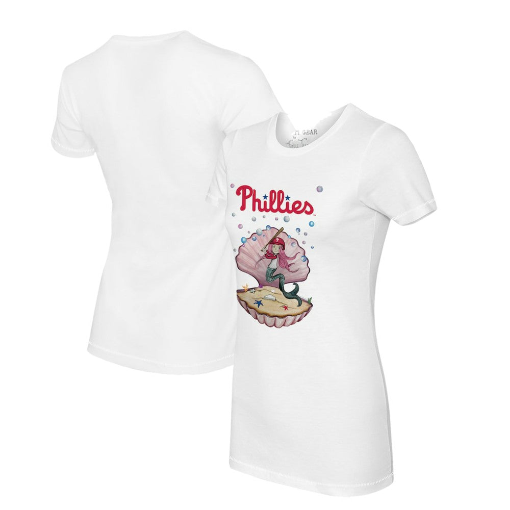 Philadelphia Phillies Tiny Turnip Women's Mermaid T-Shirt - MLB