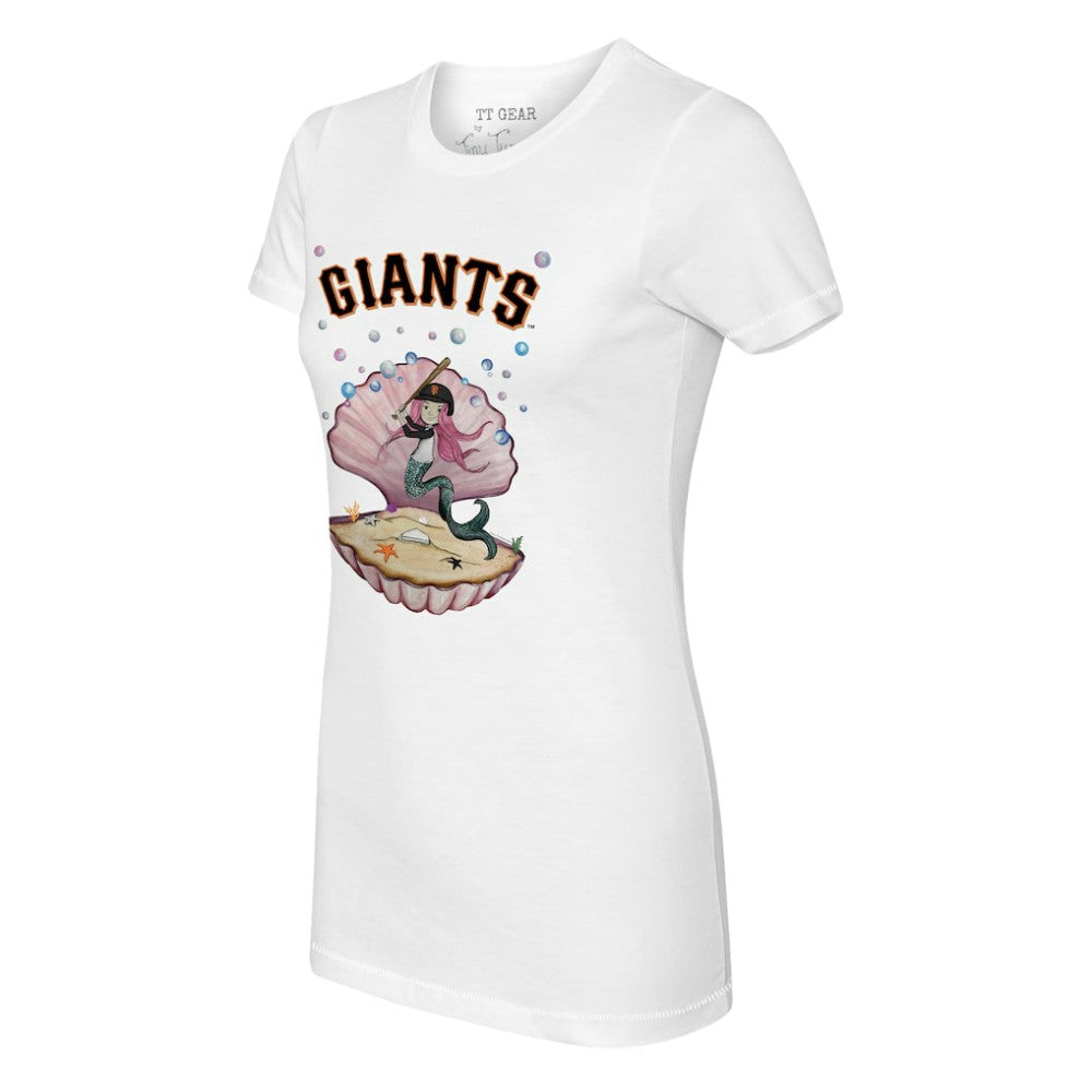 San Francisco Giants Tiny Turnip Women's Mermaid T-Shirt - MLB