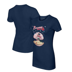 Atlanta Braves Tiny Turnip Women's Mermaid T-Shirt - MLB