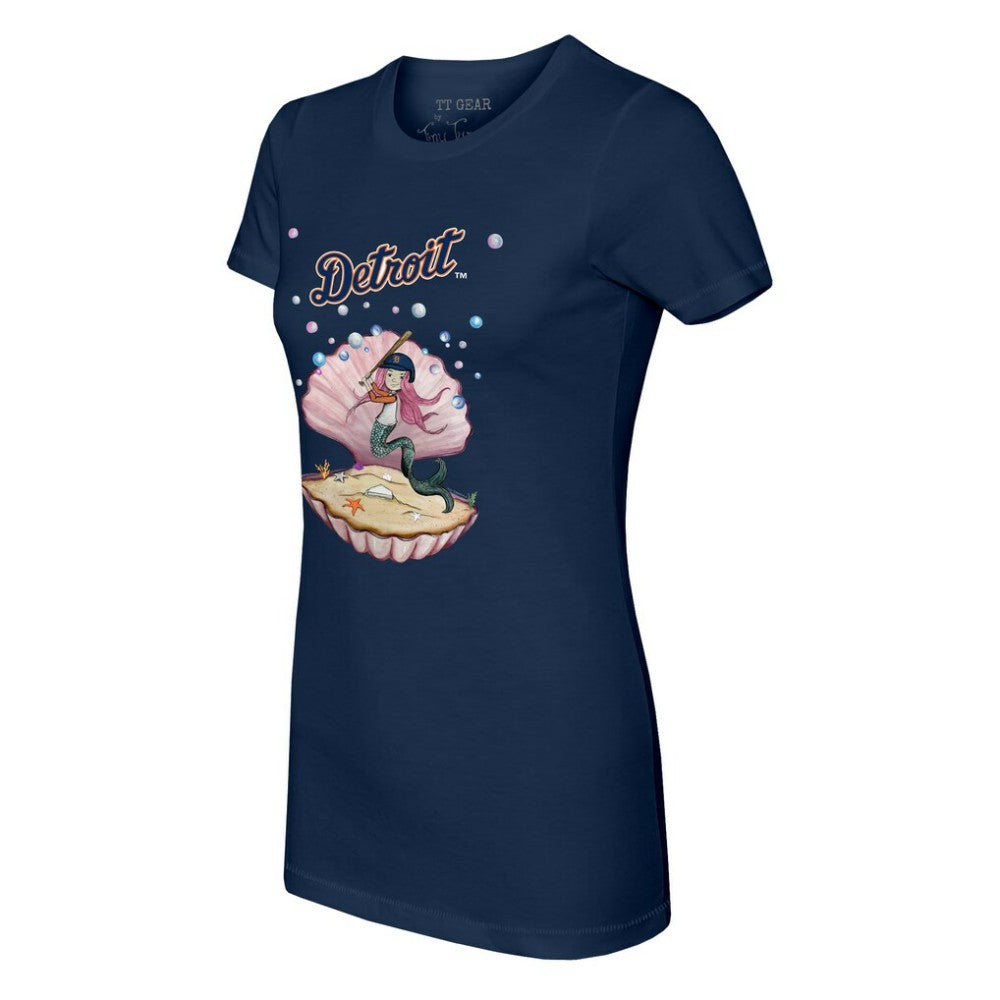 Detroit Tigers Tiny Turnip Women's Mermaid T-Shirt - MLB