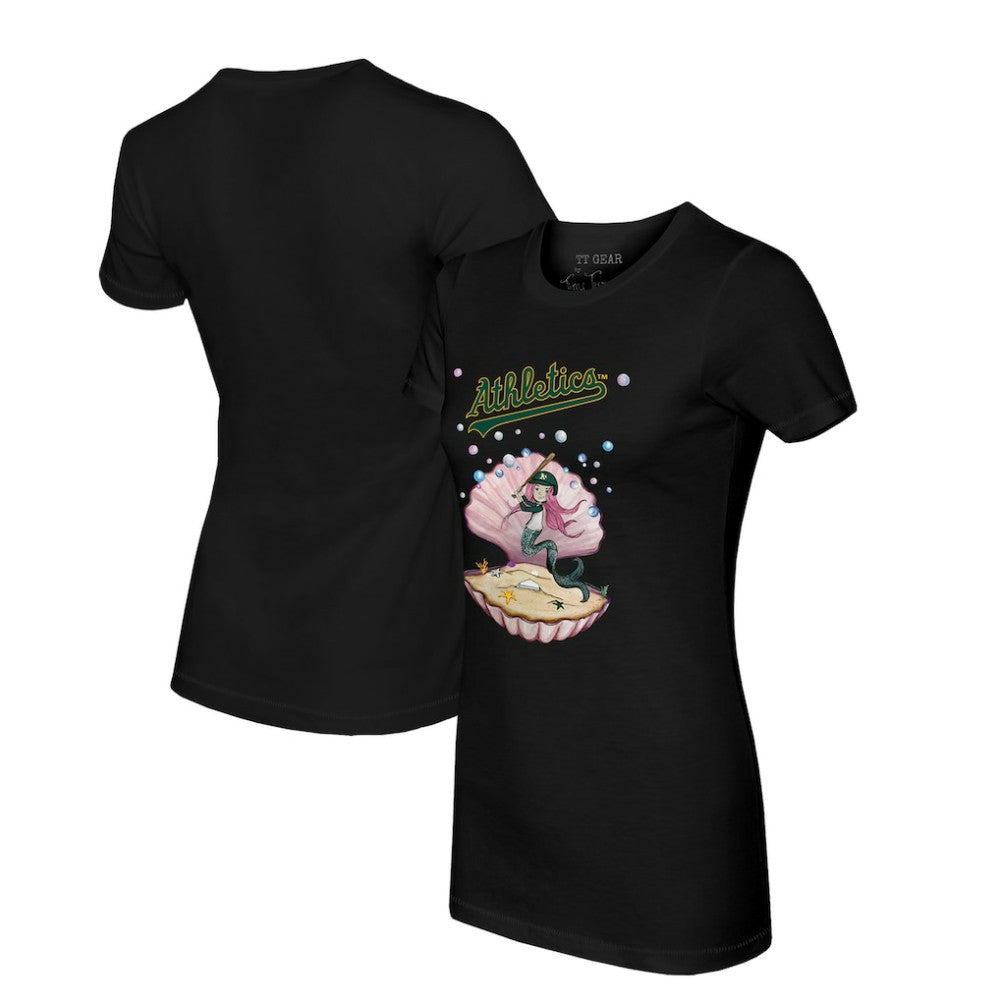 Athletics Tiny Turnip Women's Mermaid T-Shirt - MLB