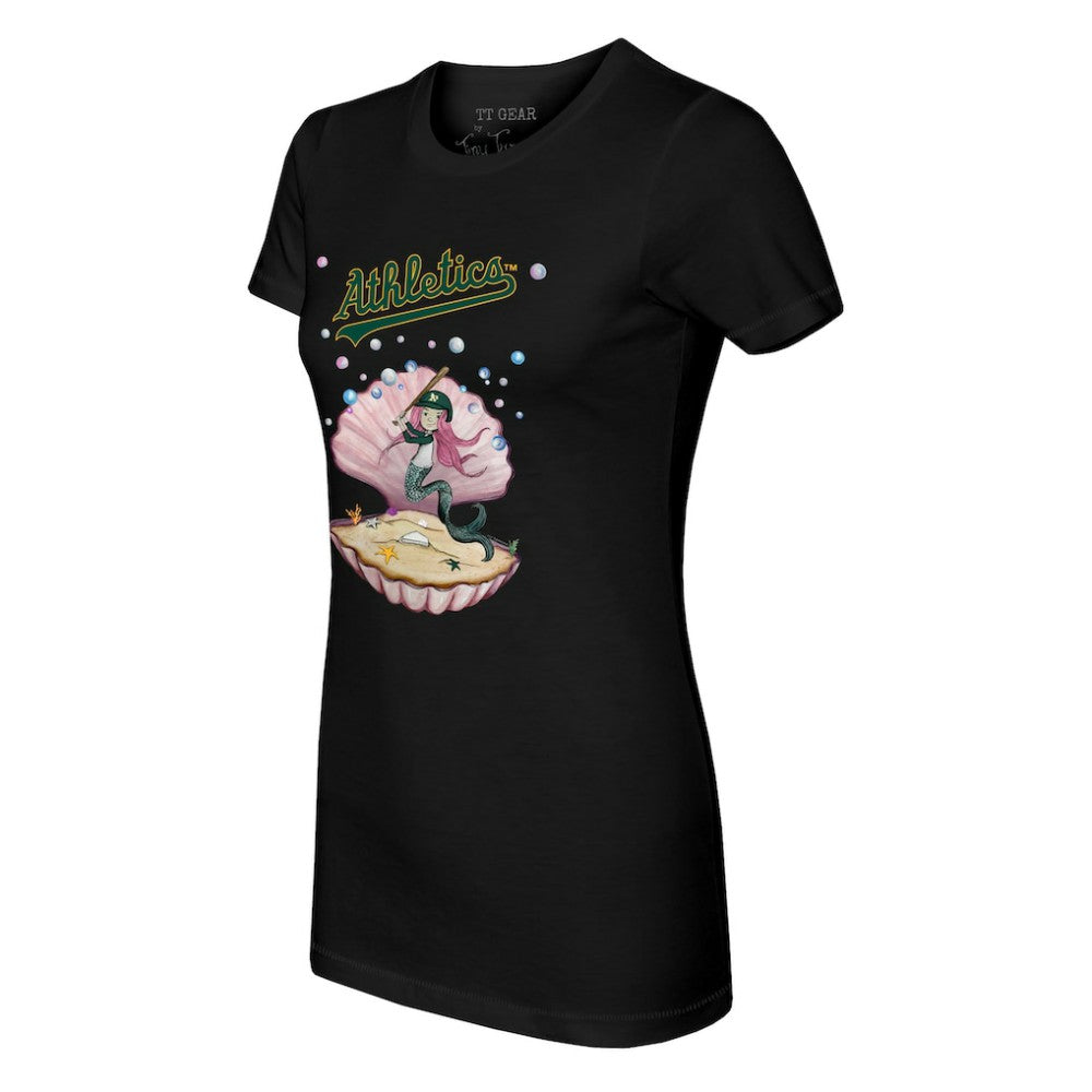 Athletics Tiny Turnip Women's Mermaid T-Shirt - MLB