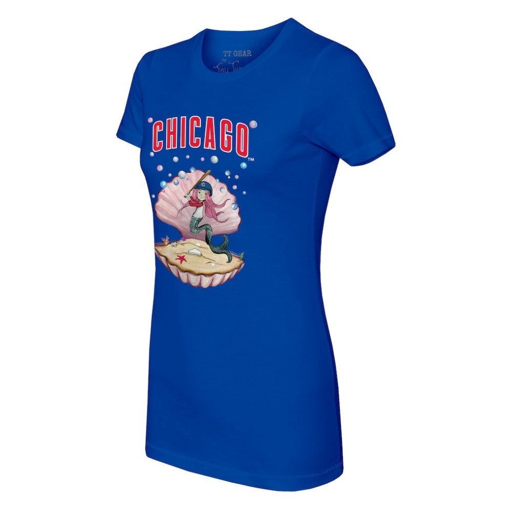 Chicago Cubs Tiny Turnip Women's Mermaid T-Shirt - MLB