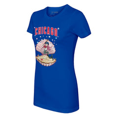 Chicago Cubs Tiny Turnip Women's Mermaid T-Shirt - MLB