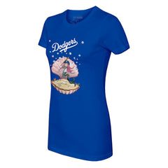 Los Angeles Dodgers Tiny Turnip Women's Mermaid T-Shirt - MLB