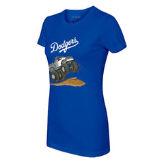 Los Angeles Dodgers Tiny Turnip Women's Monster Truck T-Shirt - MLB
