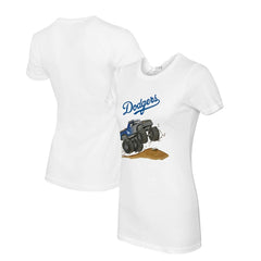 Los Angeles Dodgers Tiny Turnip Women's Monster Truck T-Shirt - MLB