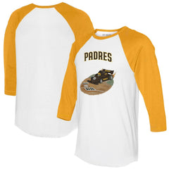 San Diego Padres Tiny Turnip Unisex Race Car 3/4-Sleeve Raglan T-Shirt - MLB