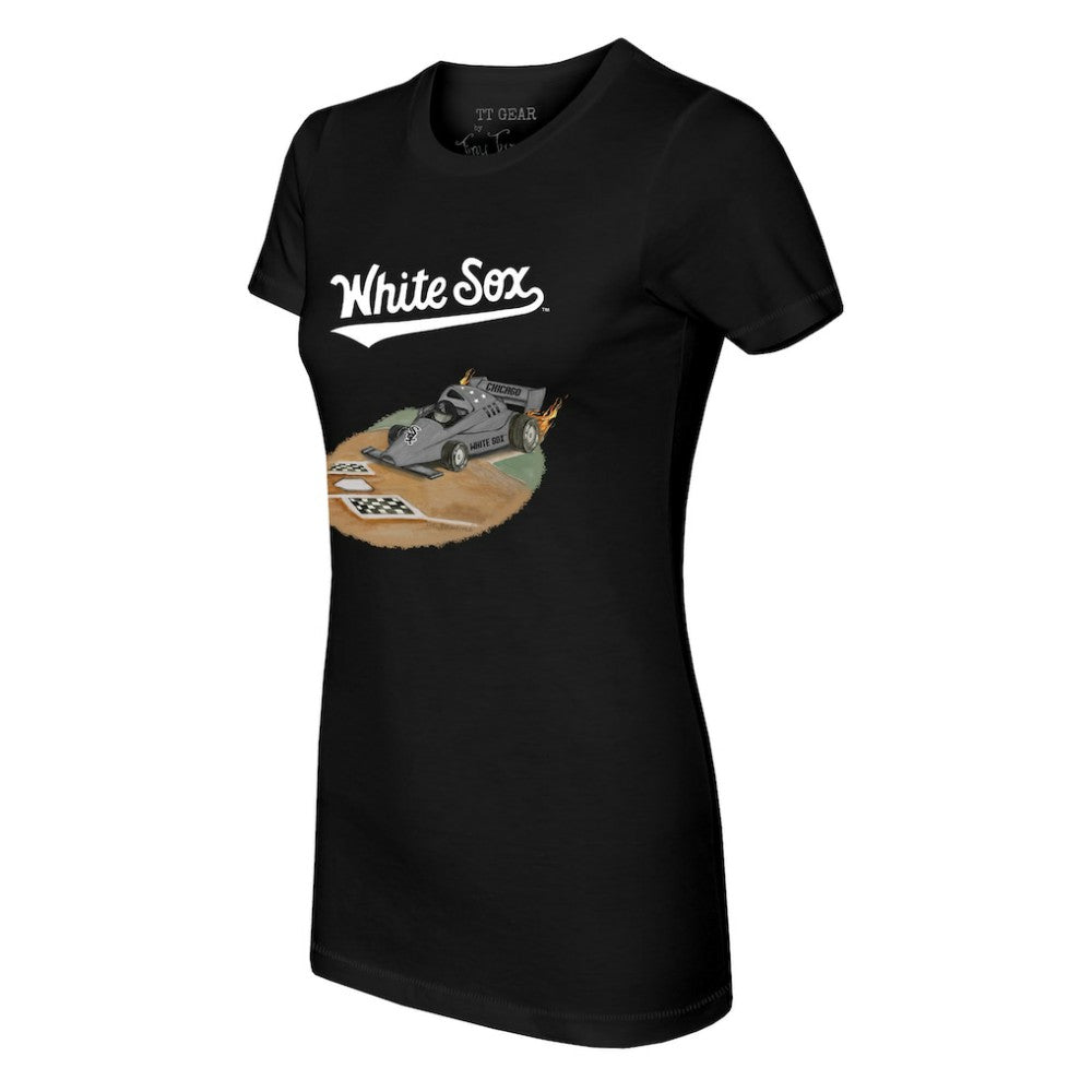 Chicago White Sox Tiny Turnip Women's Race Car T-Shirt - MLB