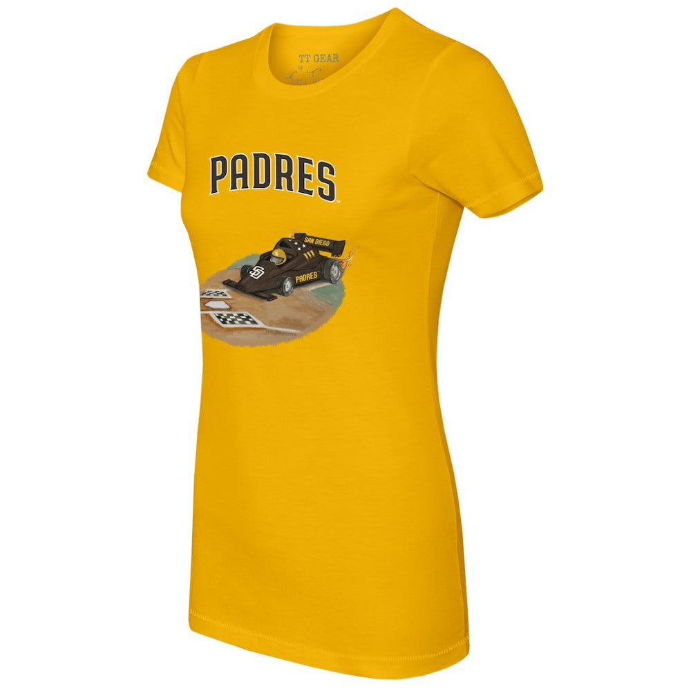 San Diego Padres Tiny Turnip Women's Race Car T-Shirt - MLB