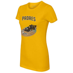 San Diego Padres Tiny Turnip Women's Race Car T-Shirt - MLB