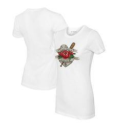 San Diego Padres Tiny Turnip Women's Tattoo Rose T-Shirt - MLB