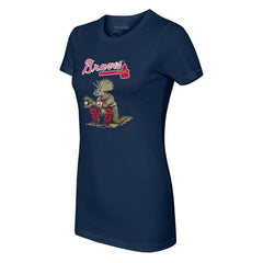 Atlanta Braves Tiny Turnip Women's Triceratops T-Shirt - MLB