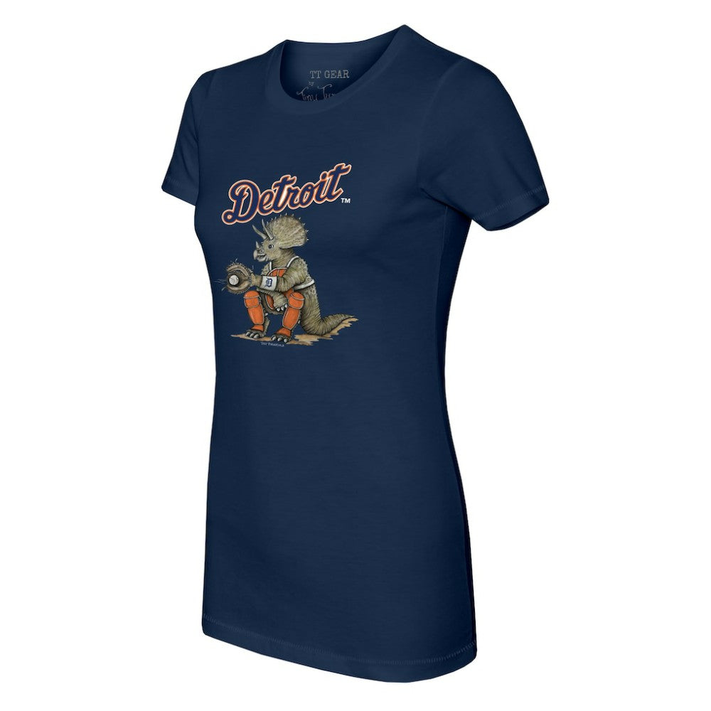 Detroit Tigers Tiny Turnip Women's Triceratops T-Shirt - MLB