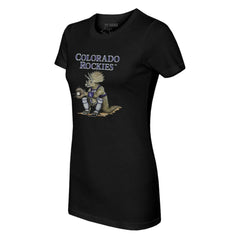 Colorado Rockies Tiny Turnip Women's Triceratops T-Shirt - MLB