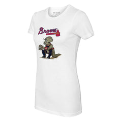 Atlanta Braves Tiny Turnip Women's Triceratops T-Shirt - MLB