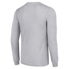 New York Islanders Starter Color Scratch Long-Sleeve T-Shirt - Heather Gray - NHL