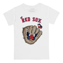 Boston Red Sox Tiny Turnip Youth Butterfly Glove T-Shirt - MLB