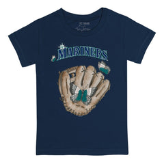 Seattle Mariners Tiny Turnip Youth Butterfly Glove T-Shirt - MLB