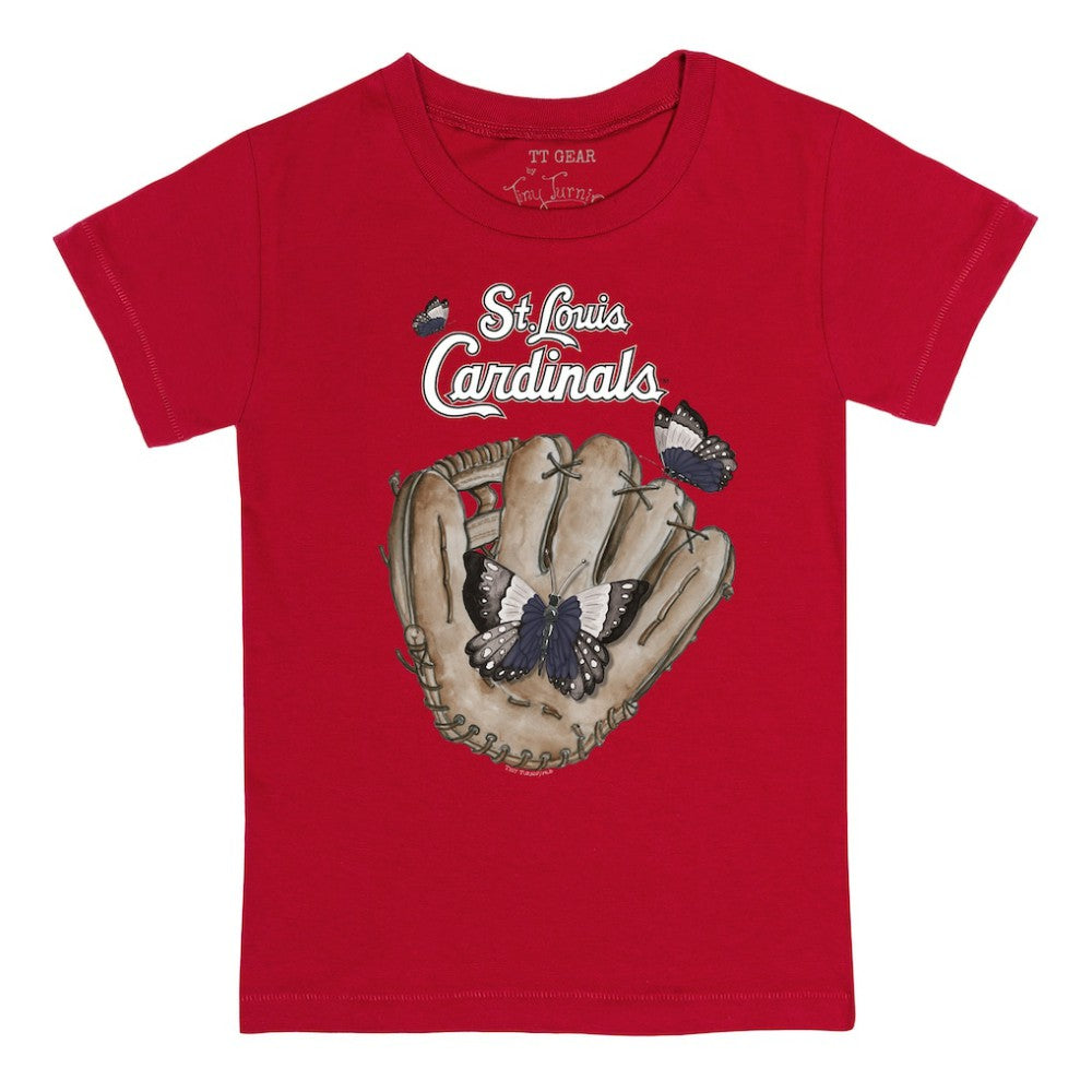 St. Louis Cardinals Tiny Turnip Youth Butterfly Glove T-Shirt - MLB