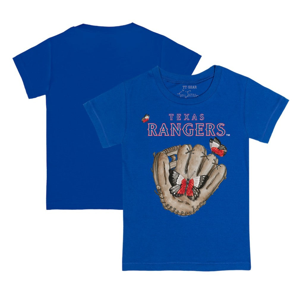 Texas Rangers Tiny Turnip Youth Butterfly Glove T-Shirt - MLB