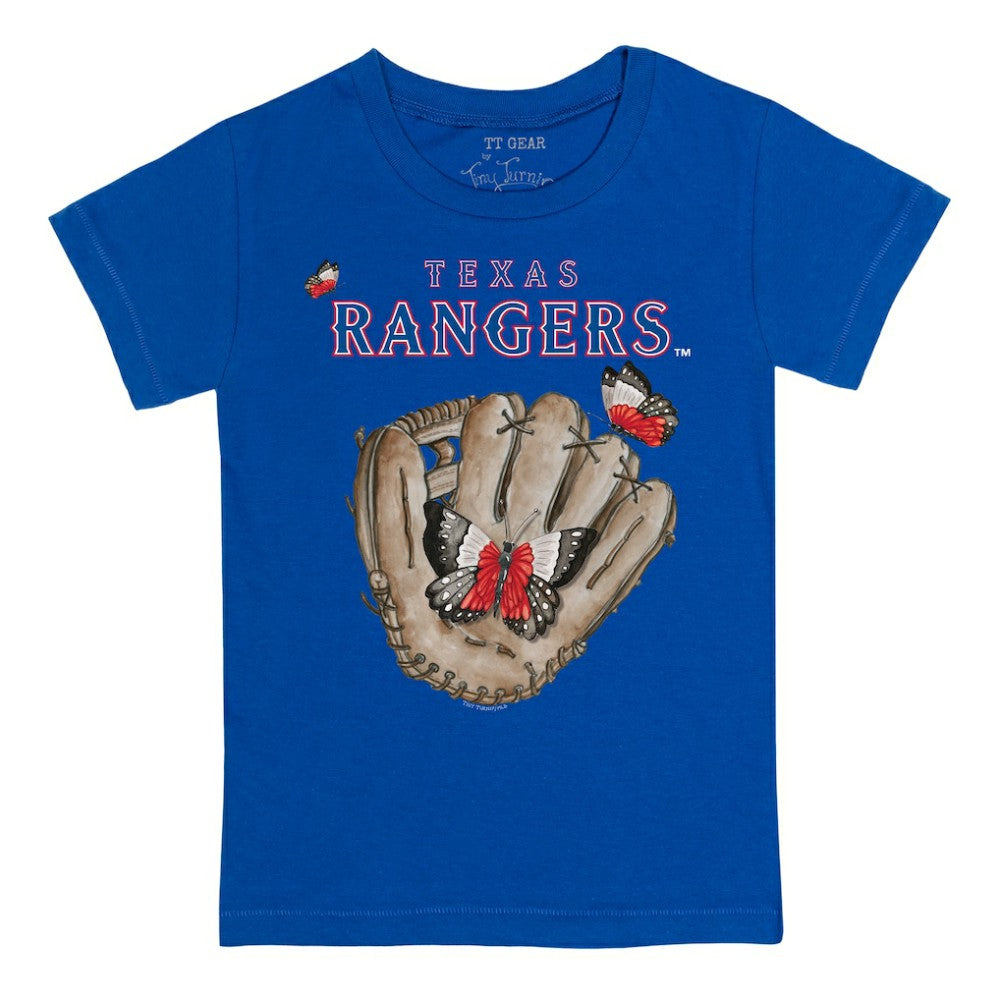Texas Rangers Tiny Turnip Youth Butterfly Glove T-Shirt - MLB