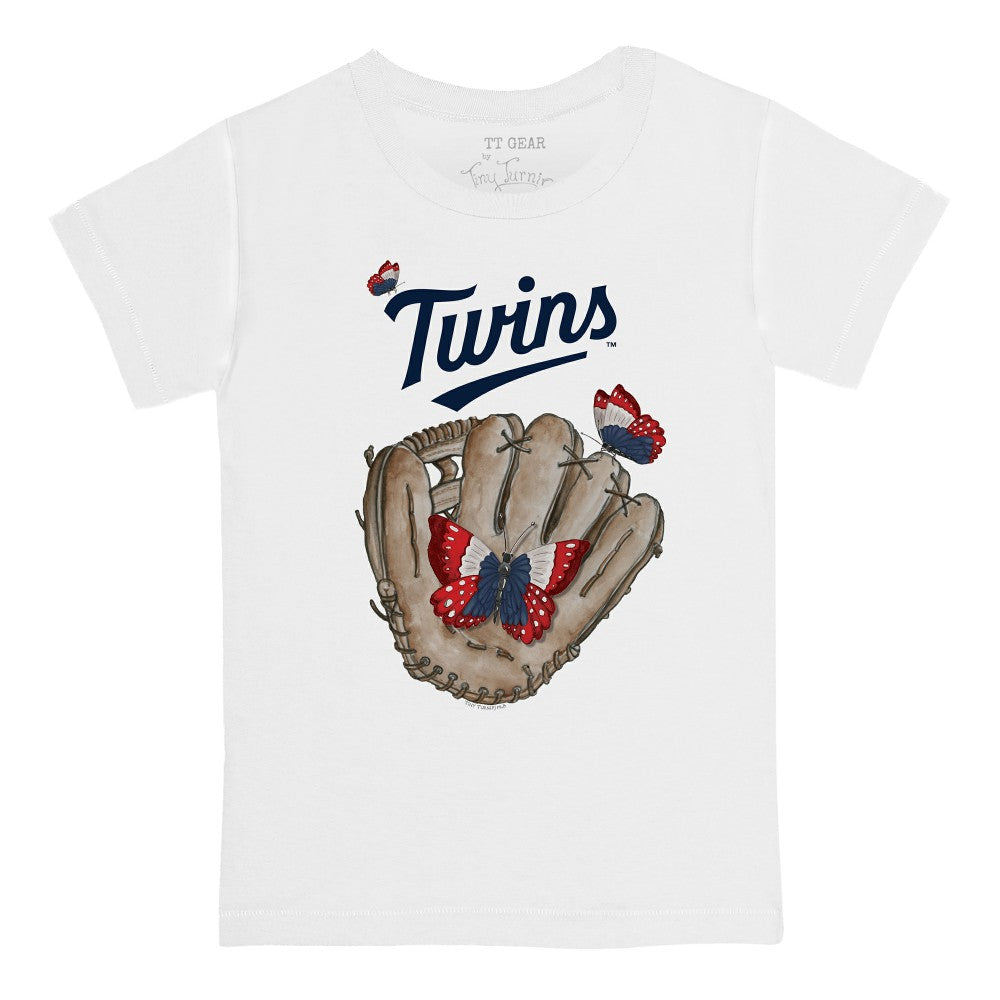 Minnesota Twins Tiny Turnip Youth Butterfly Glove T-Shirt - MLB