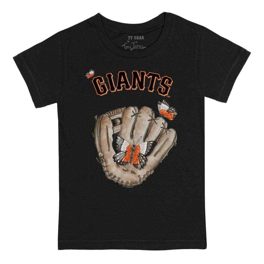 San Francisco Giants Tiny Turnip Youth Butterfly Glove T-Shirt - MLB